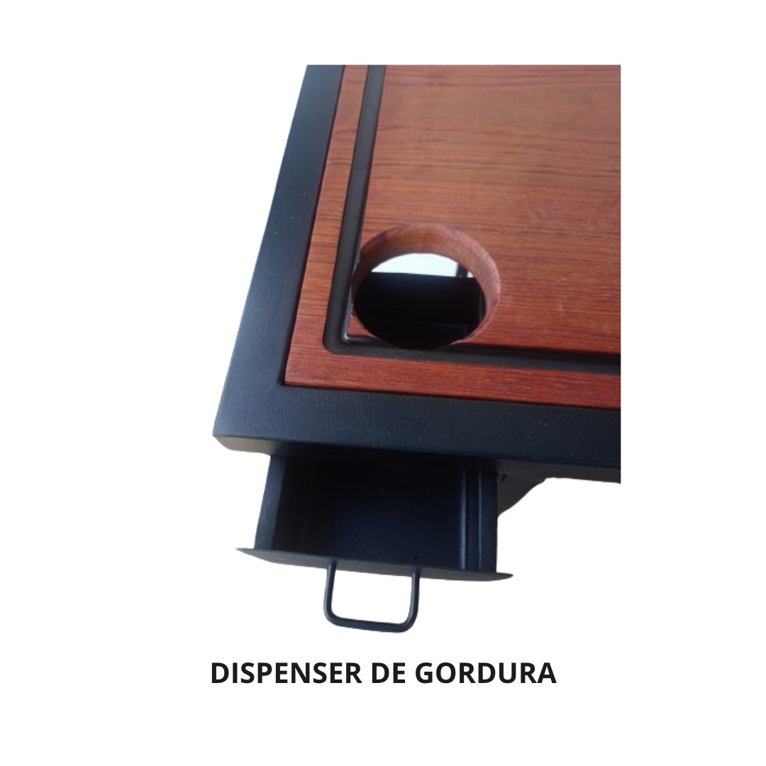 Carrinho Gourmet para Churrasco - Modelo 3